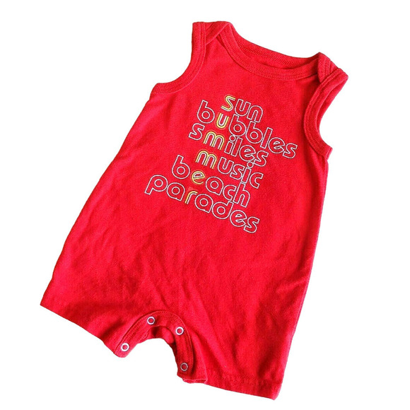 Baby 3 Months Summer Fun Tank Romper 3m Cat & Jack - Picture 1 of 3